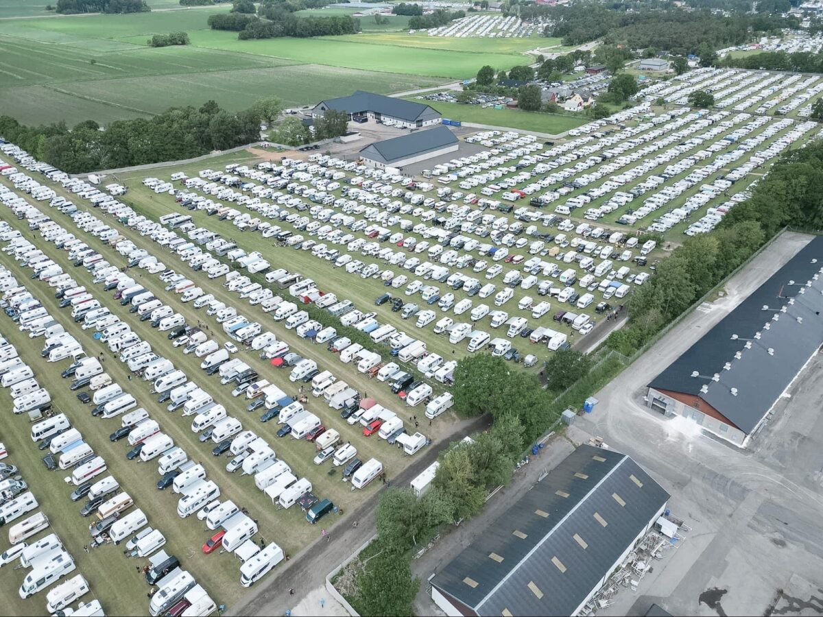 flygbild sweden rock Rosenlunds camping - Riccard Bergström