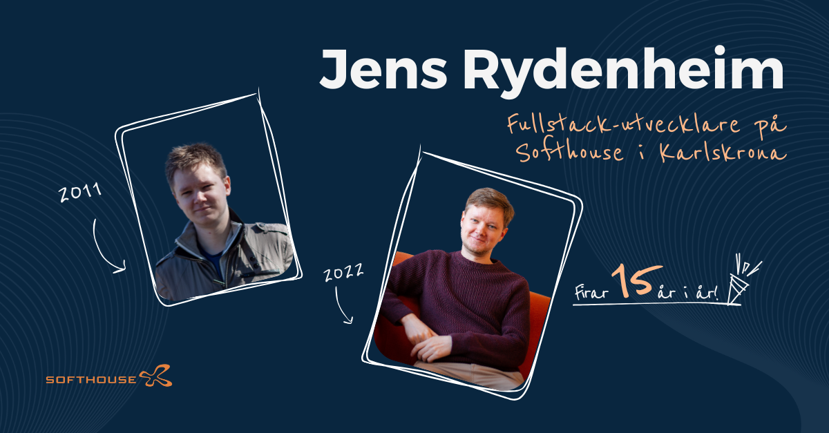 Jens Rydenheim, Frontend-utvecklare på Softhouse i Karlskrona