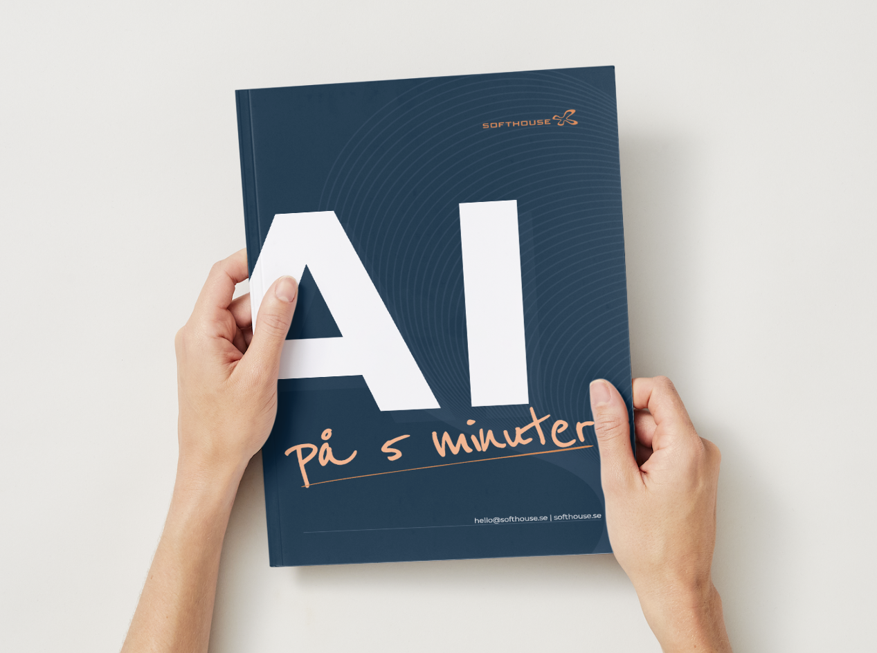 Bild/mockup på vår guide: AI på 5 minuter